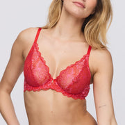 Soutien-gorge armature triangle Manyla Pixie Red